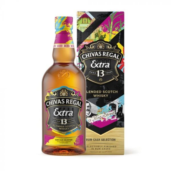 Chivas Regal Extra Whisky Finished in Rum Casks Aged 13 Years + Giftbox
