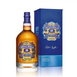 Chivas Regal Whisky Gold Signature Aged 18 Years + Giftbox