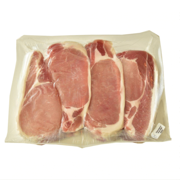 Pork Back Bacon Sliced Unsmoked Vacuum Packed