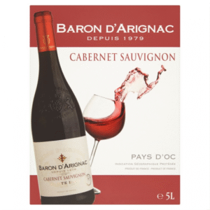 Red Wine France Baron D’Arignac Cabernet Sauvignon Pays d’Oc BIB