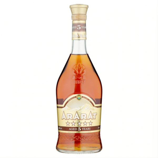 ArArAt  Brandy Five Stars *****  Aged 5 Years + Giftbox
