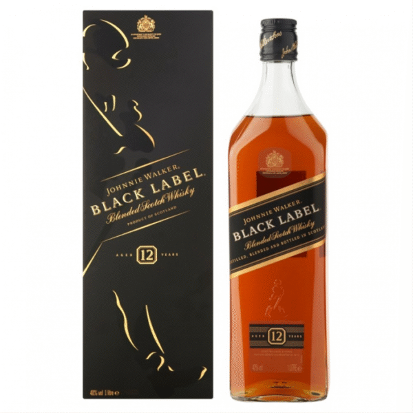 Johnnie Walker Black Label Whisky Aged 12 Years + Giftbox
