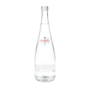 Mineral Water Evian Glass Bottle Cap