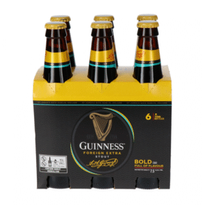 Guinness Beer Foreign Extra Stout Yellow Label