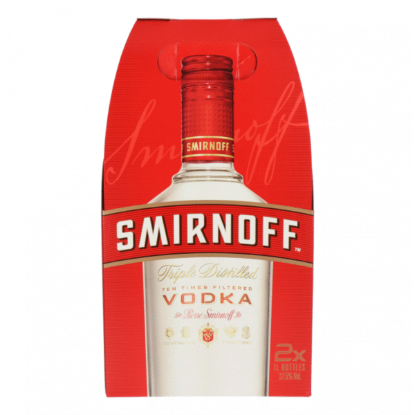Smirnoff Red Vodka 2×1 Liter