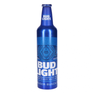Budweiser Beer Light Aluminium Bottle