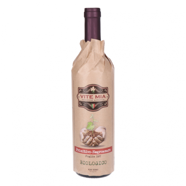 Wine Red Italy Vite Mia Primitivo Negroamaro Puglia I.G.T.