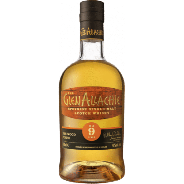 Whisky The Glen Allachie Rye Wood Finish Aged 9 Years