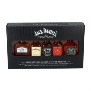 Jack Daniel’s Whiskey Family of Fine Spirits Miniature Set
