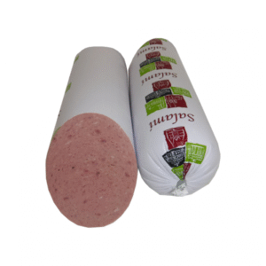 Pork Salami with Garlic + Chicken , Cooked , Individually Packed – Mixed Product