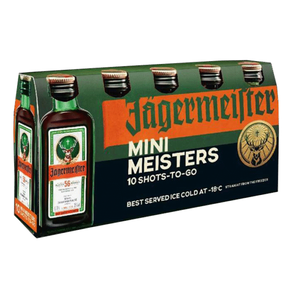 Jagermeister Liqueur Mini Meisters 10×0,02 Liter