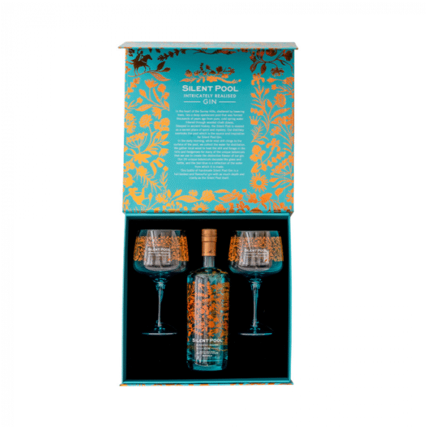 Silent Pool Gin + Giftbox with 2 Coppa Glasses